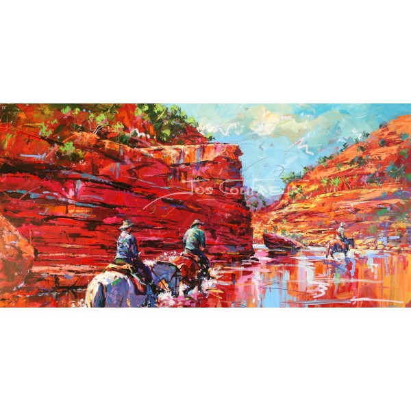 Horse Riding through the Murchison River, Kalbarri